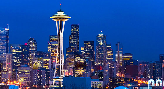 Travel to the Space Needle in Seatle 