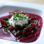 Cold Borscht Dish in Russia