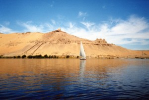 Backpacking the Nile River and Sailing, Egypt