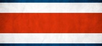Costa Rica Backpacking Travel Flag