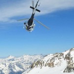 Helicopter Ride In The Alps