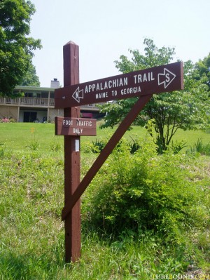 Backpacking the Appalachian Trail Sign