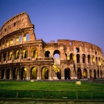 Colosseum, Rome + Backpacking