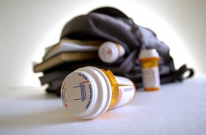 Hide drugs stash in backpack while travel backpacking