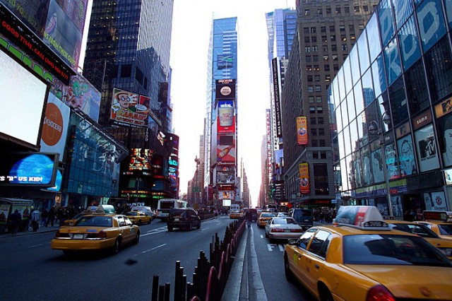 Travel to The Times Square Tower, New York