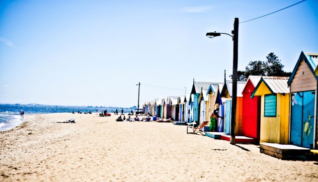 Travel to Brighton Beach, Melbourne, Australia