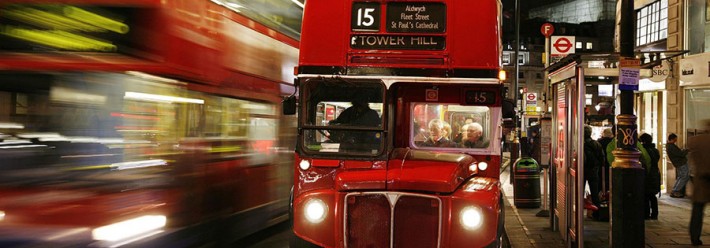 London england bus