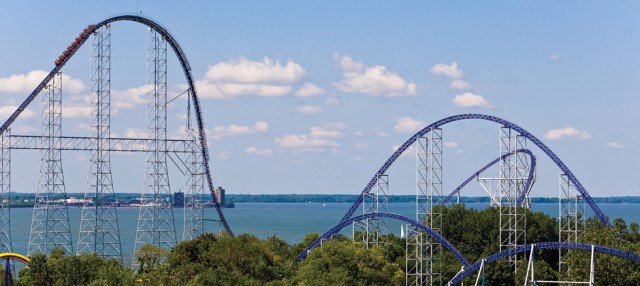 Millennium Force Roller Coaster at Cedar Point