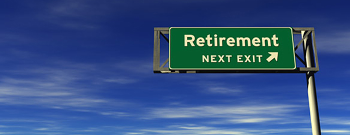 Retirement sign